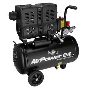 24L Low Noise Oil Free Direct Drive Air Compressor 1hp - SE-SAC2400S