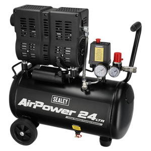 24L Low Noise Oil Free Direct Drive Air Compressor 1hp - SE-SAC2400S
