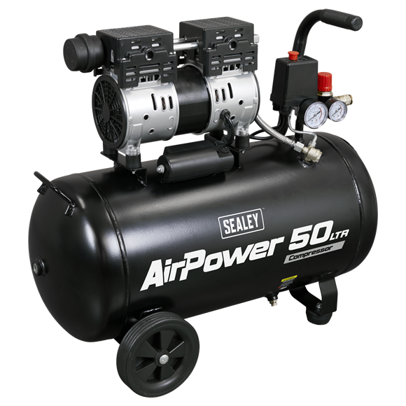 50L Low Noise Oil Free Direct Drive Air Compressor 1hp - SE-SAC5000S
