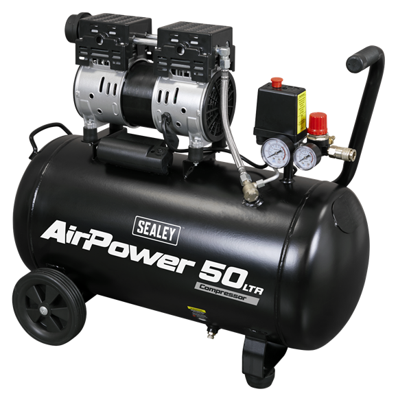 50L Low Noise Oil Free Direct Drive Air Compressor 1hp - SE-SAC5000S