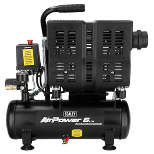 6L Oil Free Low Noise Direct Drive Air Compressor 1hp - SE-SAC6000S