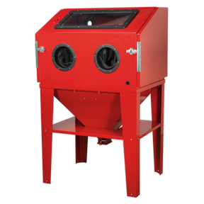 Shot Blasting Cabinet Double Access 960 x 720 x 1500mm - SB974 - Farming Parts