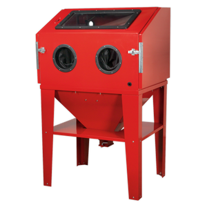 Shot Blasting Cabinet Double Access 960 x 720 x 1500mm - SB974 - Farming Parts