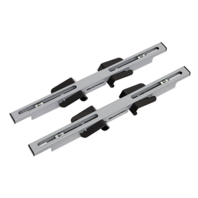 The Benchclaw® Mitre Saw Workbench Clamp - SBC01 by Sealey is a versatile tool designed to securely attach your mitre saw to your workbench, providing an additional layer of stability and precision for various carpentry and woodworking tasks.
