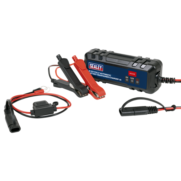 6/12V Fully Automatic Battery Maintainer/Charger 1A - SE-SBC1