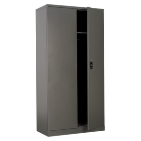 Floor Cabinet 4 Shelf plus Hanging Rail 2 Door - SC02 - Farming Parts