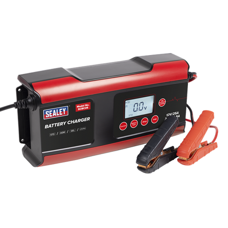 12/24V Compact Smart Battery Charger and Maintainer 25A - SE-SCBC25