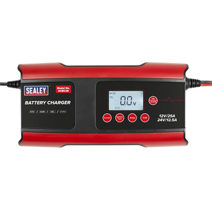 12/24V Compact Smart Battery Charger and Maintainer 25A - SE-SCBC25