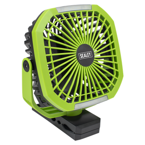 Sealey | 4-Speed Portable Clip Fan with Worklight 8" - SCF8WL