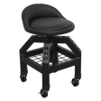 Creeper Stool Pneumatic with Adjustable Height Swivel Seat & Back Rest - SCR03B - Farming Parts