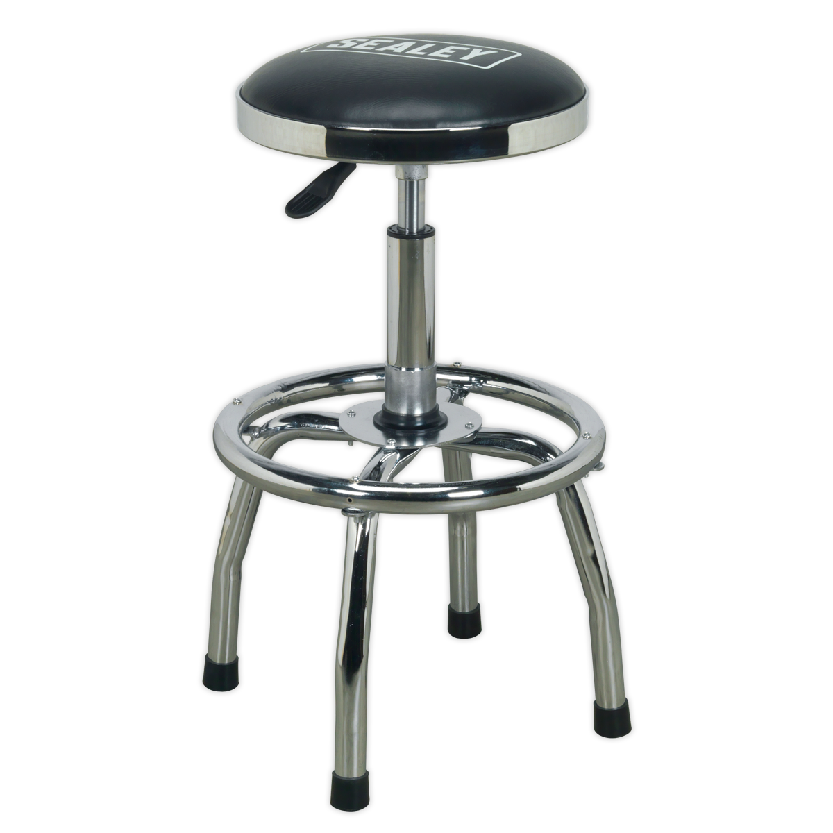 Workshop Stool Heavy-Duty Pneumatic with Adjustable Height Swivel Seat - SCR17 - Farming Parts