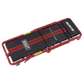 Creeper/Seat Steel with 7 Wheels & Adjustable Head Rest - SCR79 - Farming Parts