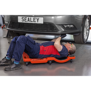 Composite Padded Creeper with 6 Wheels - SE-SCR80HD