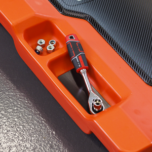Composite Padded Creeper with 6 Wheels - SE-SCR80HD