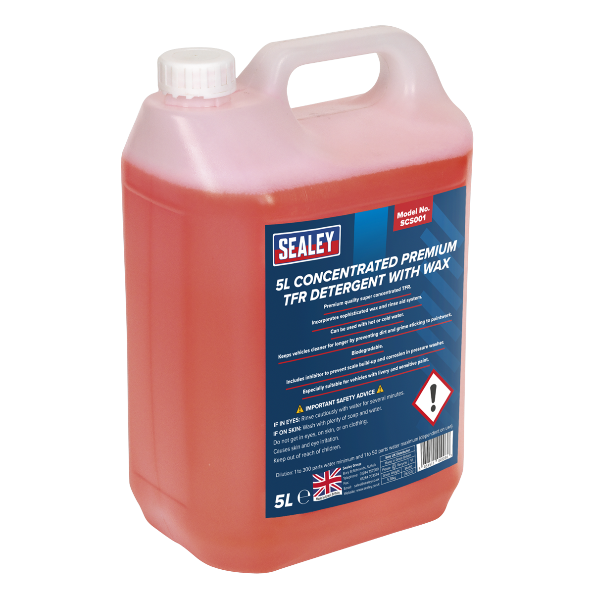 TFR Premium Detergent with Wax Concentrated 5L - SCS001 - Farming Parts