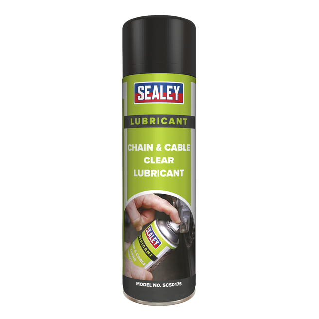 Chain & Cable Clear Lubricant 500ml Pack of 6 - SCS017 - Farming Parts