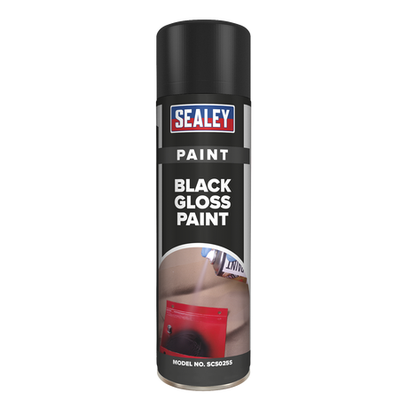 Black Gloss Paint 500ml Pack of 6 - SCS025 - Farming Parts