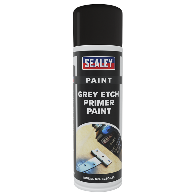Grey Etch Primer Paint 500ml - Pack of 6 - SCS062 - Farming Parts
