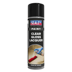 Sealey | Gloss Lacquer 500ml - Clear - SCS065S