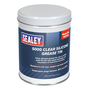 Silicone Clear Grease 500g Tin - SCS102 - Farming Parts