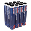 Screw-Type EP2 Lithium Grease Cartridge 400g Pack of 12 - SCS108 - Farming Parts