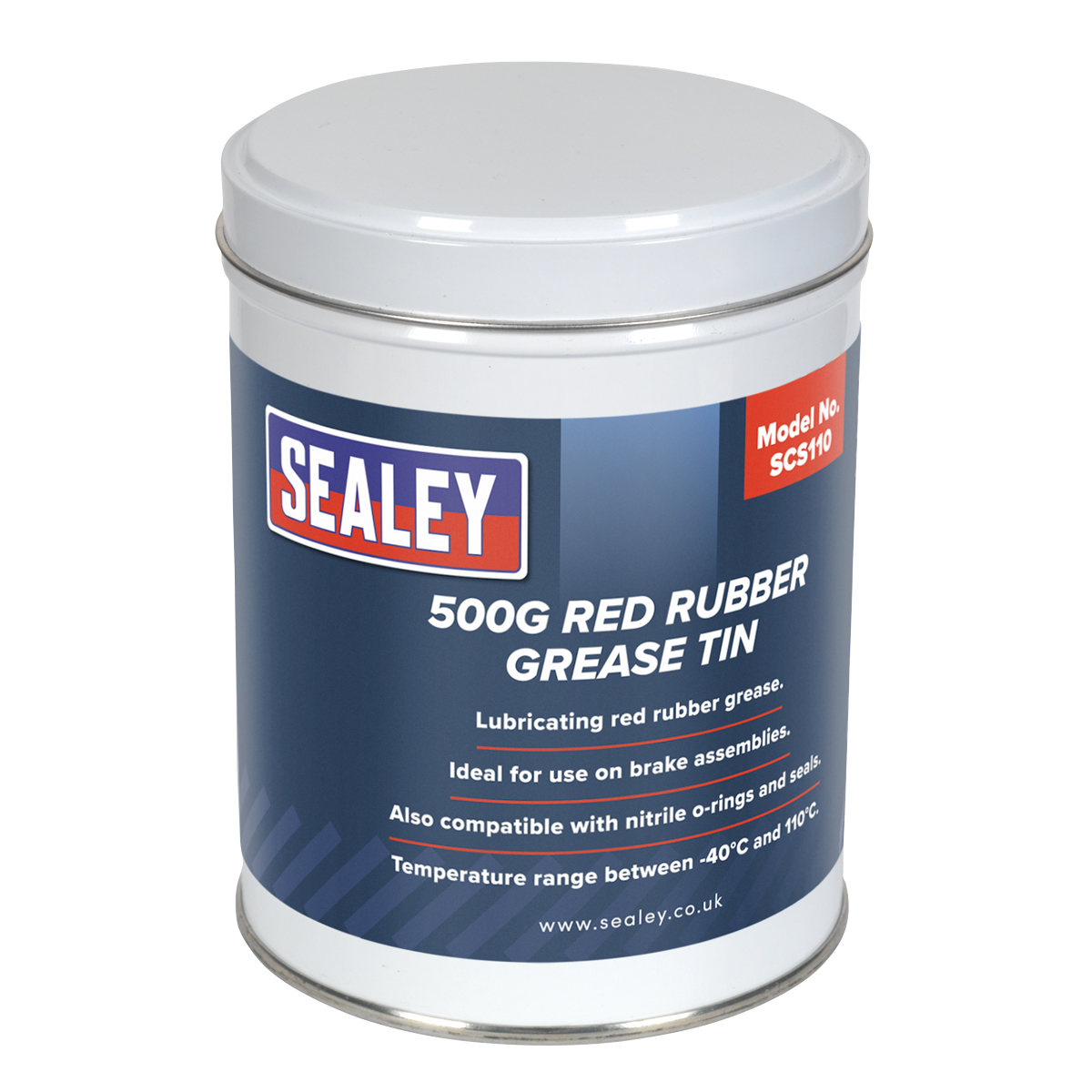 Red Rubber Grease 500g Tin - SCS110 - Farming Parts