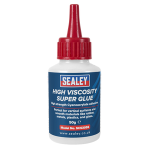 High Viscosity Super Glue - Cyanoacrylate Adhesive, Fast-Bonding Formula 50g 25pc - Clear - SE-SCS305