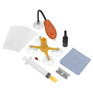 Windscreen Repair Kit with UV Light - SE-SCS902