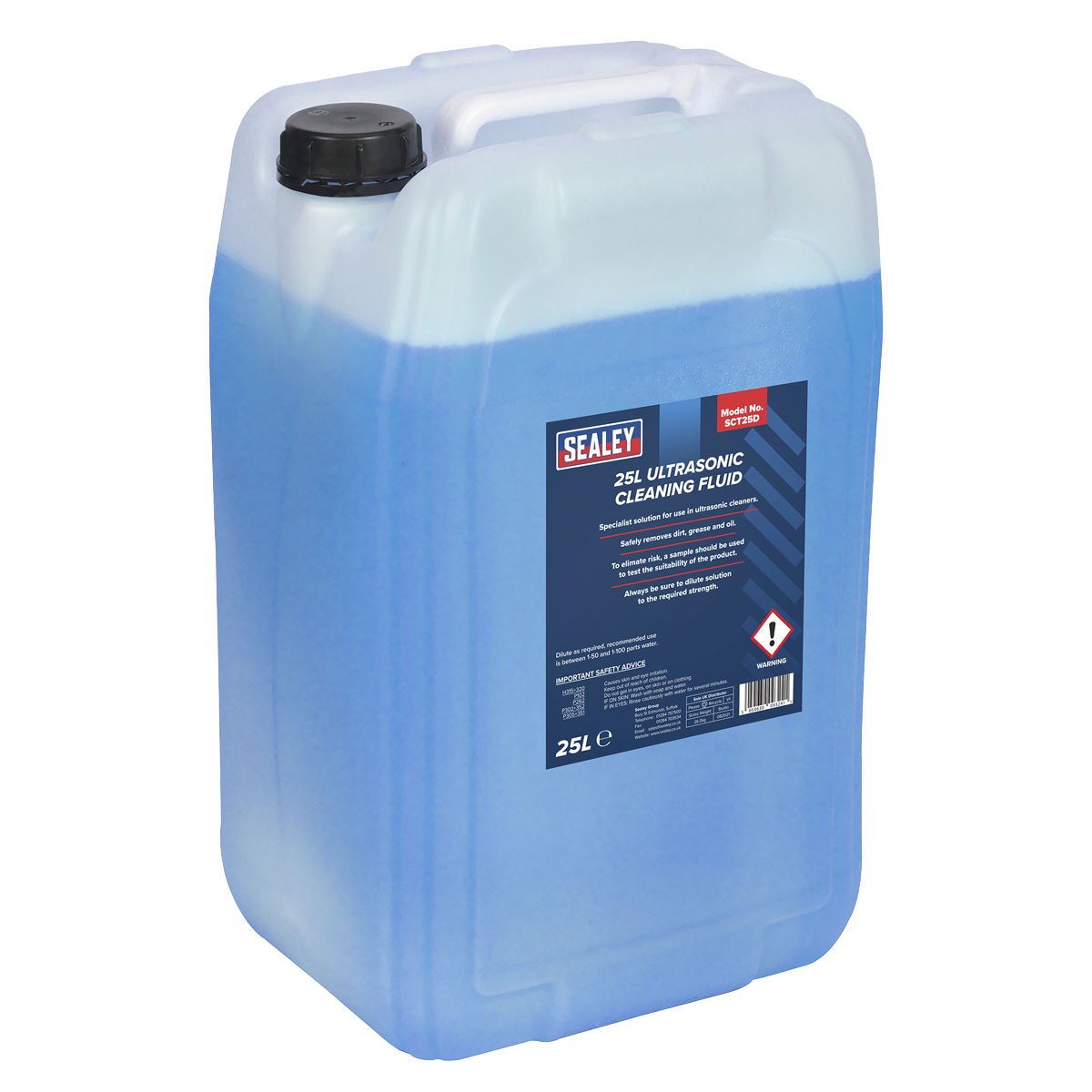 Ultrasonic Cleaning Fluid 25L - SCT25D - Farming Parts