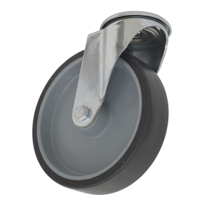 Medium-Duty Thermoplastic Bolt Hole Swivel Castor Wheel Ø100mm - Trade - SCW2100SBEM - Farming Parts