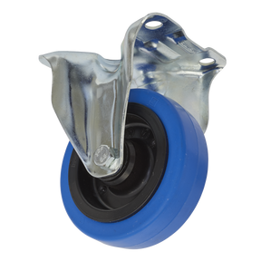 Castor Wheel Fixed Plate Ø100mm - SCW3100FP - Farming Parts