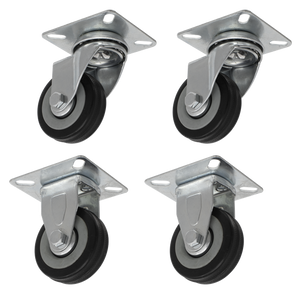 Sealey | 50mm Castor Wheel Combo with Fixed & Swivel Plate 4pc - SCWCOMBO1