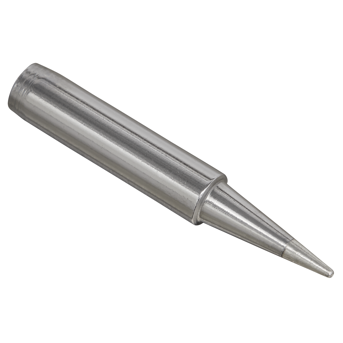 Close-up of a Sealey Soldering Tip for SD003, SD004 & SD005 - SD003ST with a pointed end on a white background, ideal for daily professional use.