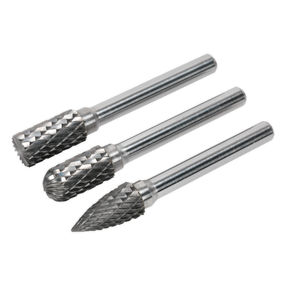 Tungsten Carbide Rotary Burr Set 3pc - SDBK3 - Farming Parts