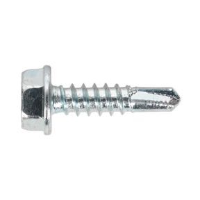 Self-Drilling Screw 4.8 x 19mm Hex Head Zinc Pack of 100 - SDHX4819 - Farming Parts