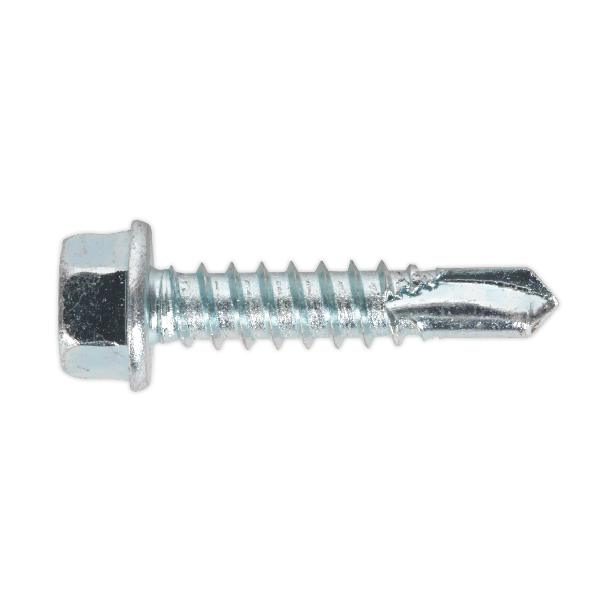 Self-Drilling Screw 5.5 x 25mm Hex Head Zinc Pack of 100 - SDHX5525 - Farming Parts