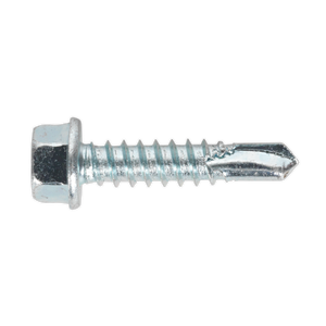 Self-Drilling Screw 5.5 x 25mm Hex Head Zinc Pack of 100 - SDHX5525 - Farming Parts