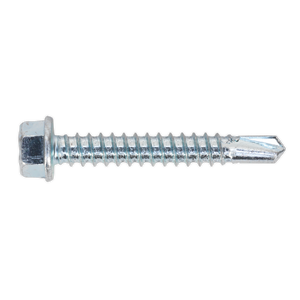 Self-Drilling Screw 5.5 x 38mm Hex Head Zinc Pack of 100 - SDHX5538 - Farming Parts