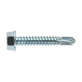 Self-Drilling Screw 6.3 x 38mm Hex Head Zinc Pack of 100 - SDHX6338 - Farming Parts