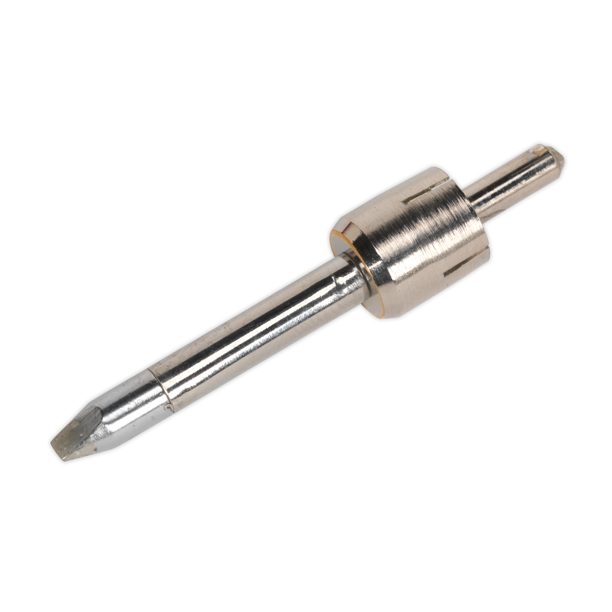 The Sealey Flat Chisel Soldering Tip for SDL6 - SDL6.FT, designed for professional use, showcased as part of the Premier Hand Tools collection, isolated on a white background.