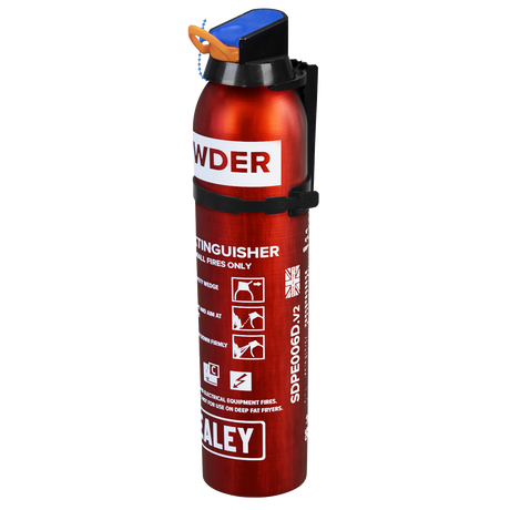 Fire Extinguisher 0.6kg Dry Powder - Disposable - SDPE006D - Farming Parts