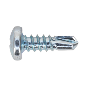 Self-Drilling Screw 4.2 x 13mm Pan Head Phillips Zinc Pack of 100 - SDPH4213 - Farming Parts