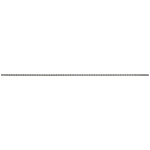 The Sealey SDS Plus Drill Bit Ø10 x 1000mm - SDS10X1000 is a long, slim, and cylindrical tool with a twisted design, fully hardened for superior quality, ideal for drilling into various materials.