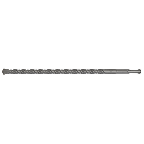 The Sealey SDS Plus Drill Bit Ø13 x 310mm - SDS13X310 is fully hardened, long, metallic, and features a spiral design with a flat end to ensure superior quality.