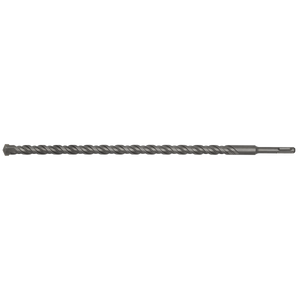 Presenting the Sealey SDS Plus Drill Bit Ø18 x 450mm (SDS18x450), a high-quality, long cylindrical drill bit featuring a twisted design for efficient cutting and a fully hardened, pointed tip.