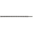 The Sealey SDS Plus Drill Bit Ø19 x 450mm - SDS19x450 features a long, metal construction with a spiral design and pointed tip, fully hardened for heavy-duty drilling tasks of superior quality.