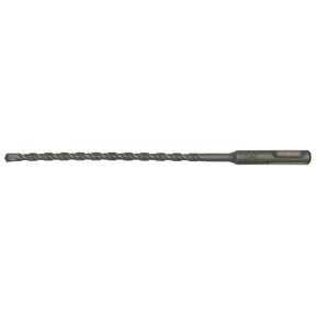 The Sealey SDS Plus Drill Bit Ø6 x 210mm - SDS6X210 is a single, superior quality bit featuring a spiral design and a shank on one end, fully hardened for durability.
