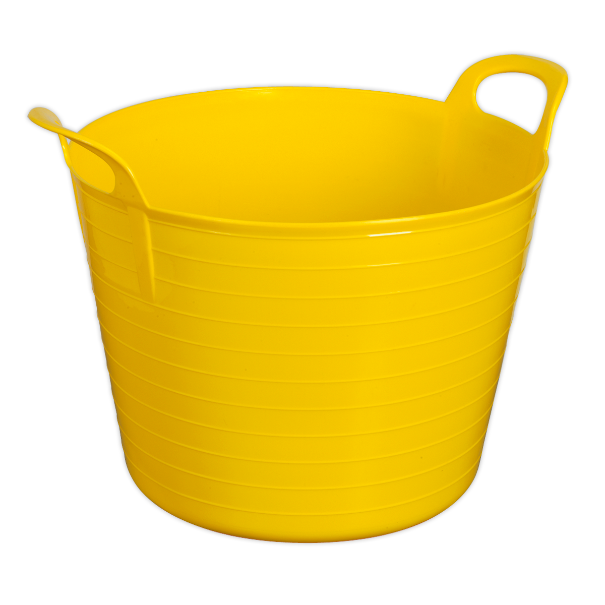 Heavy-Duty Flexi Tub 40L - Yellow - SFT40Y - Farming Parts