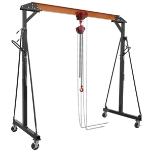 Sealey | Portable Adjustable Gantry Crane with Geared Trolley Combo 1 Tonne - SG1000KITG