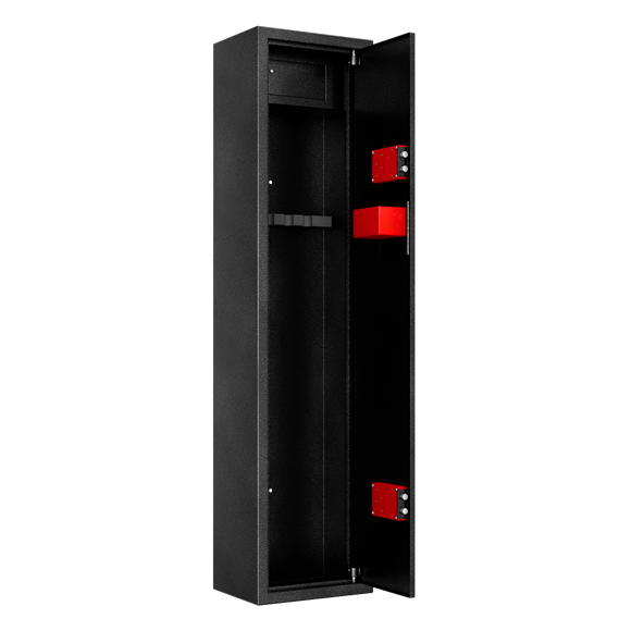 5 Gun Cabinet with Ammo Safe - SE-SGS5AB
